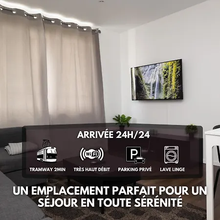 Le 3 Parking Proche Tram Apartment *